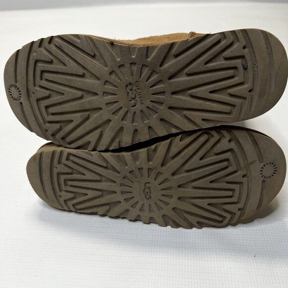 UGG Women's Tularosa Knit Detachable Knit Collar Boots Chestnut Brown Sz 7 3178 - Picture 13 of 16